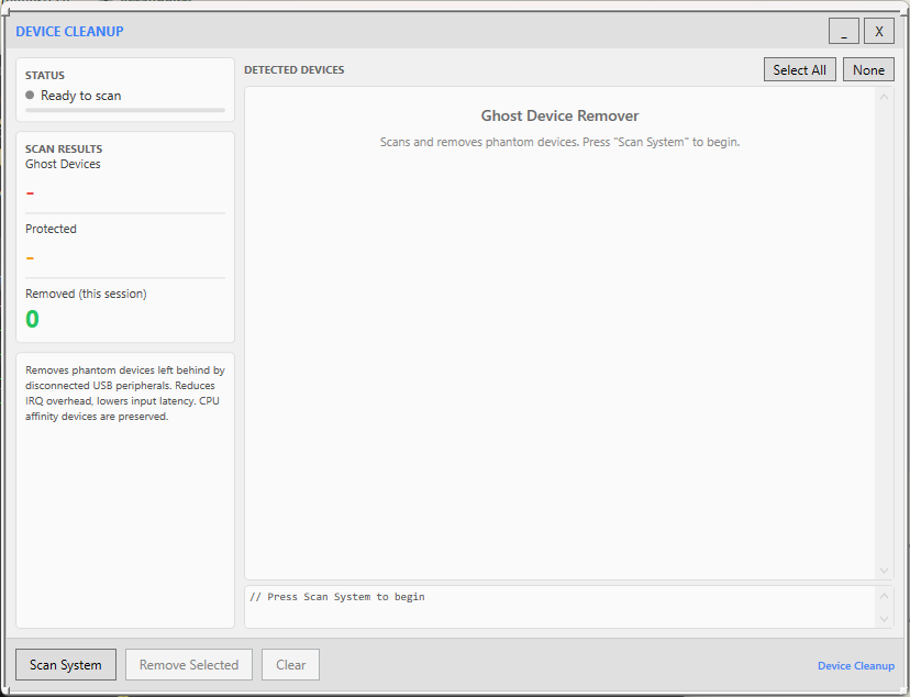 TECH.PROG.Device.Cleanup